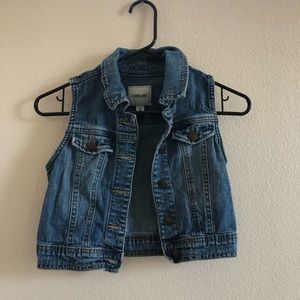 Girls Denim Vest